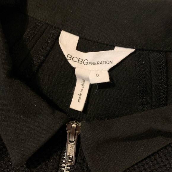 amazing bcbg black zipper dress - Picture 5 of 5